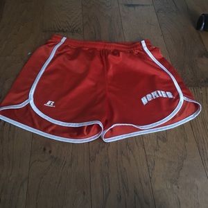 Russell Athletic Shorts Orange Virginia Tech